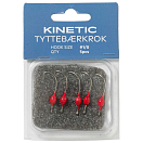 Купить Kinetic F197-005-256 Tyttebærkrok Колючий Одноглазый Крючок 5 единицы Красный Red 1/0  7ft.ru в интернет магазине Семь Футов