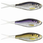 Live target SSD110S952 Shad Soft Jerkbait Мягкая приманка 110 mm Серебристый Silver / Green