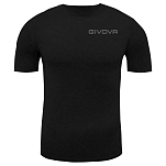 Givova MAE011-0010-L Базовый слой с коротким рукавом Corpus 2 Черный Black L