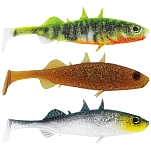 Westin P228-992-220-UNIT Мягкий приманка Stanlet The Stickleback Shadtail Dark Water Mix 4g 75 mm 3 Единицы 10