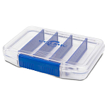 Colmic SC422 Рыболовный ящик Sealed Black  Clear / Blue 15 x 11 x 2.5 cm