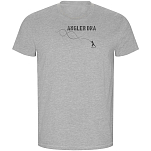 Kruskis CA66900658S157 Футболка с коротким рукавом Angler DNA ECO Серый Heather Grey 3XL