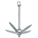 Купить Plastimo 16449 Folding Grapnel with Straight Flukes 1.5 Серый Grey 1.5 kg  7ft.ru в интернет магазине Семь Футов