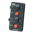 Купить Панель управления с двумя джойстиками Max Power 318204 черная для туннельных подруливающих устройств 7ft.ru в интернет магазине Семь Футов
