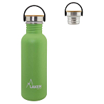 Laken BSB75VE Бутылка из нержавеющей стали Basic Steel Бамбук Зеленый Green