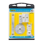 Seachoice 50-95133 Анод Mercury Verado 350 2.6 L6 Pro Torpedo Бесцветный Grey