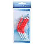 Mikado LS-A200-04 Gummi Makki 2/0 Мягкая приманка Красный Red