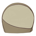 Adco products inc 104-3961 Deluxe Designer Защитная оболочка шин Золотистый Grey / Light Grey 83.8-88.9 cm