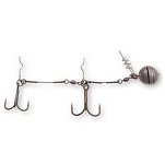 Quantum fishing 4239001 Yolo Shad System Крюк Серый  Grey M 