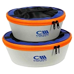 Colmic boxeva511 мешок для приманки PVC Round Mesh 320 Grey / Blue / Orange 40x20x20 32 x 12 cm
