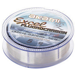 Akami 053140 Excel Фторуглерод 50 м Бесцветный Clear 0.405 mm 