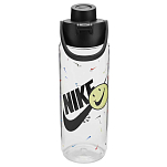 Nike N100763796824 Tr Renew Recharge Chug 709ml Graphic бутылка Бесцветный Clear / Black / Black