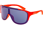 Спортивные очки GOG Medusa / Matt Neon Orange / Blue Lens, e504-3