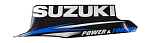 Наклейка капота Suzuki DT9.9A-15A (Suzuki), левая 6145395L10000
