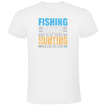 Kruskis CA65500601C080 Футболка с коротким рукавом Fishing Solves Белая White 3XL