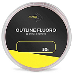 Avid carp A0630013 Outline 50 m Фторуглерод Золотистый 0.500 mm 