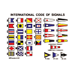 Наклейки кодов международных сигналов Nuova Rade 45256 160 x 120 мм