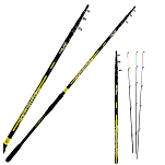 Kolpo 0126055 Authentica Feeder Tele Удочка Для Ловли Карпа Yellow / Black 3.90 m