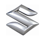 Наклейка логотип Suzuki 'S' (chrome) 7781154GC00PG