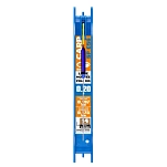 Garbolino GOMAL0756-0080 Готовая рыболовная леска SP C56 6 m Blue / Light Blue 0.8 g