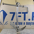 Купить Якорь адмиралтейский складной 615x640мм 25кг из оцинкованной стали для судна 12-14м, Osculati 01.114.25 7ft.ru в интернет магазине Семь Футов