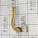 Купить Рында судовая Moretti Luce 155 Ø160х300мм из полированной латуни с кронштейном 7ft.ru в интернет магазине Семь Футов
