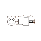 Купить Цинковый анод Tecnoseal 01300 Ø30x56мм М8 стержневой для лодочных двигателей Yanmar YSE 8/12л.с. 7ft.ru в интернет магазине Семь Футов