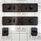 Купить Транцевые плиты Nauticus Smart Tabs SX SX9510-80 36,29кг (80lbs) 241х254мм (9,5"x10") из пластика для лодок/катеров 5,5-6,7м (18'-22') и мотором 150-240л.с. 7ft.ru в интернет магазине Семь Футов