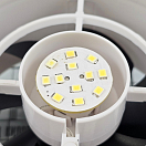 Купить Вытяжной вентилятор с встроенным LED светильником SwiftAir SW-DC24V-4R2 Ø140мм 24В 1,5/4,8Вт 7,2м3/ч 6000К с декоративными кольцами из белого и хромированного АБС-пластика, Osculati 13.582.24 7ft.ru в интернет магазине Семь Футов