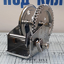 Купить Лебёдка односкоростная 4.1:1 грузоподъемность до 545кг 90x190x160мм из нержавеющей стали AISI304, Osculati 02.118.02 7ft.ru в интернет магазине Семь Футов