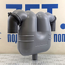 Купить Сепаратор выхлопных газов Vetus LGS7550 12л 540x170x420мм 360° шланговые соединения Ø75мм сливное соединение Ø50мм 7ft.ru в интернет магазине Семь Футов