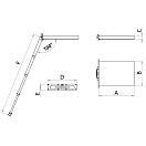 Купить Выдвижной трап Montecarlo 1130мм 500x340x70мм 4 ступени AISI316, Douglas Marine 1002-004M 7ft.ru в интернет магазине Семь Футов