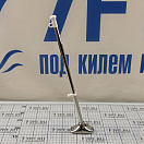 Купить Флагшток из нержавеющей стали конусный 400мм Ø14мм с основанием из нержавеющей стали, Osculati 35.390.02 7ft.ru в интернет магазине Семь Футов