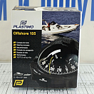 Купить Компас Plastimo Offshore 105 65001 12/24В для судна 5-10м c чёрной конической картушкой Ø91мм в чёрном корпусе 140x134мм горизонтальный врезной монтаж 7ft.ru в интернет магазине Семь Футов