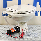 Купить Стандартный судовой унитаз с электрической прокачкой SEAFLO SFMTE1-01-R 12В 492x335x360мм чаша из белой керамики и сиденье из белого пластика 7ft.ru в интернет магазине Семь Футов