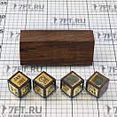 Купить Настольные часы и календарь Nauticalia 5730 150х76х50мм из дерева и латуни 7ft.ru в интернет магазине Семь Футов