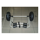 Купить Складная тележка KAYAL TROLLEY 470x750x480мм 75кг колеса Ø265x90мм для перевозки байдарок и каяков, Osculati 47.369.15 7ft.ru в интернет магазине Семь Футов