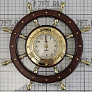 Купить Часы "Штурвал" Nauticalia 6763 Ø250мм из дерева и латуни 7ft.ru в интернет магазине Семь Футов