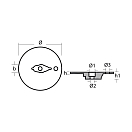 Купить Цинковый анод Tecnoseal 00826 Ø113x18мм дисковый для двигателей Mercury/Mercruiser 7ft.ru в интернет магазине Семь Футов