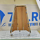 Купить Платформа носовая Техномарин 040245BT с телескопическим трапом 700x420x730мм каркас Ø32мм 3 ступени из древесины ироко и нержавеющей стали AISI 304 7ft.ru в интернет магазине Семь Футов