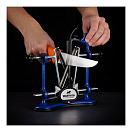 Купить Станок для заточки ножей Warthog Sharpeners 580087 V-Sharp A4 4 угла заточки 15°-20°-25°-30° стержни 325 грит корпус из синего окрашенного металла 7ft.ru в интернет магазине Семь Футов