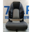 Купить Складное кресло в лодку Fisherman High Back 75213 NSB 460x430x635мм из мягкого винила цвета графит/серый/чёрный 7ft.ru в интернет магазине Семь Футов