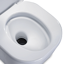 Купить Вращающийся кассетный туалет с керамической вставкой и сливным баком Dometic Saneo CW 9107100641 377 x 672 x 602 мм 16 л 7ft.ru в интернет магазине Семь Футов