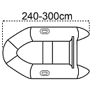 Купить Чехол водонепроницаемый для резиновой лодки TREM Covy Lux O4224300 TENDER 2,4 - 3 м серый в сумке 7ft.ru в интернет магазине Семь Футов
