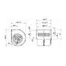 Купить Вентилятор радиальный одиночный Spal 008-A100-93D 119х128мм 12В 5,3А 260м3/ч 7ft.ru в интернет магазине Семь Футов