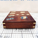 Купить Игральный набор в деревянной коробке Nauticalia 7202 210х180х50мм 7ft.ru в интернет магазине Семь Футов