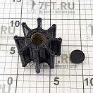 Купить Импеллер шлицевый CEF 500109.T Ø66,5x50,6мм посадочное Ø16,85/19мм 8 лопастей из черного неопрена 20 профиль, Osculati 16.194.29 7ft.ru в интернет магазине Семь Футов