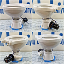 Купить Унитаз судовой/гальюн Matromarine Products Compact 6600200724 24В 8А 335х420х390мм электрический вакуумный с микролифтом из белой керамики 7ft.ru в интернет магазине Семь Футов