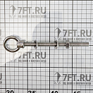 Купить Рым-болт с гайкой и шайбой Lalizas 91752 М10x140мм Ø16,5мм 650/2600кг из полированной нержавеющей стали AISI316 7ft.ru в интернет магазине Семь Футов