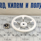 Купить Рулевое колесо Ultraflex V52W 40633U Ø320x73мм рукоятка из белого полиуретана со спицами из нержавеющей стали 7ft.ru в интернет магазине Семь Футов